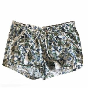 BOGO Rewind floral drawstring shorts